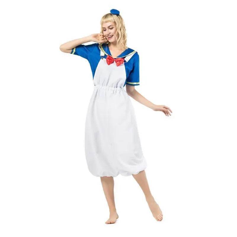 Halloween Sailor Suit Donald Duck Matching Family Cosplay Costume - Azufun