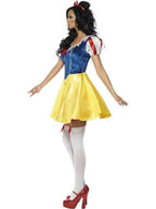 Halloween Snow White Dress Cosplay Costume Sassy - Azufun