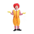 Halloween Uncle Ronald McDonald's Cosplay Jumpsuit Matching Costume - Azufun