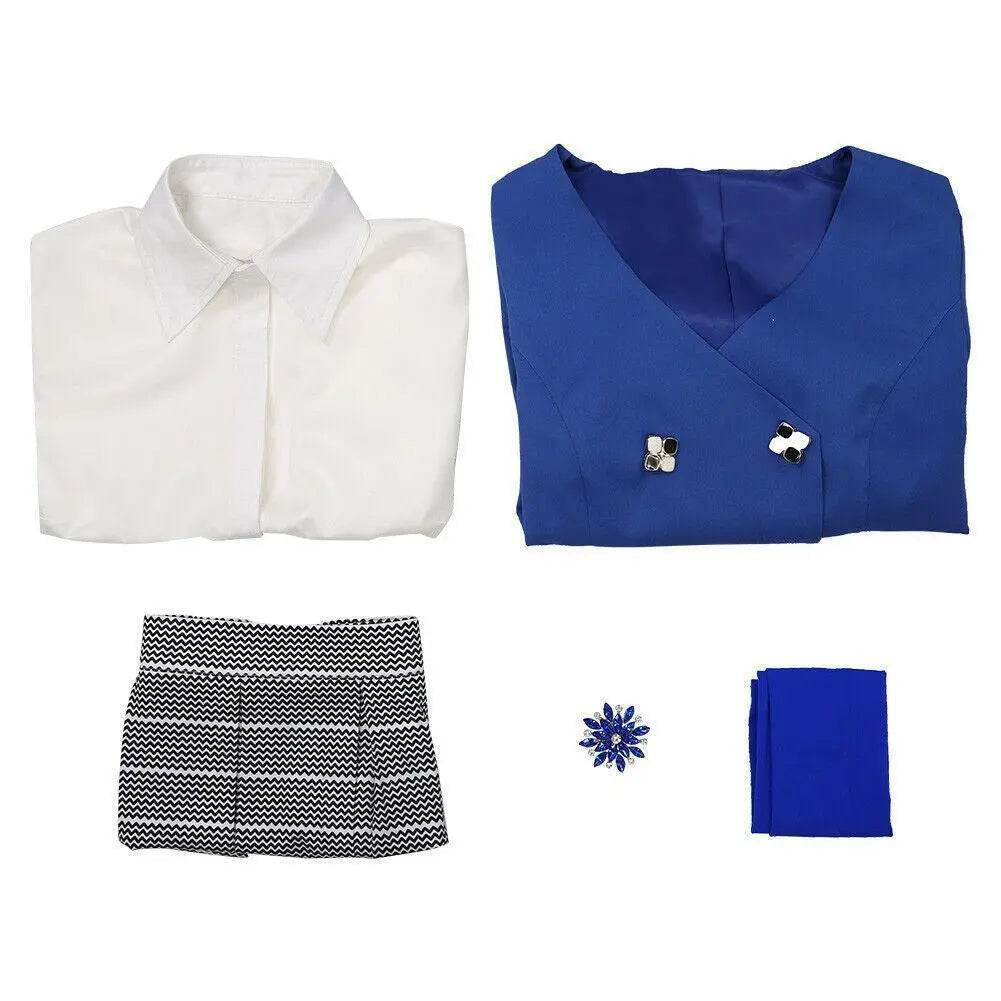 Heathers Veronica Sawyer Costume The Musical Halloween Carnival Cosplay Uniform Skirt Outfits Dress for Women - Azufun