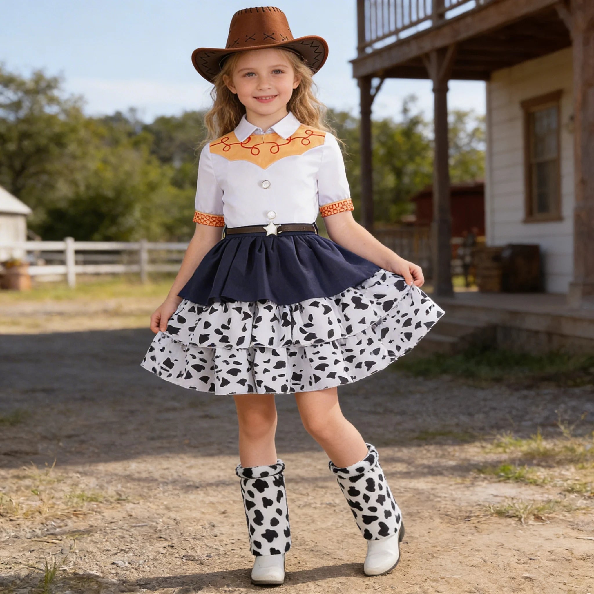 Jessie Toy Story Movie Cosplay Costume Carnival Suit For Kids