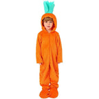 Kids Children White Rabbit Bunny Carrot Party Cosplay Halloween Easter Costume - Azufun