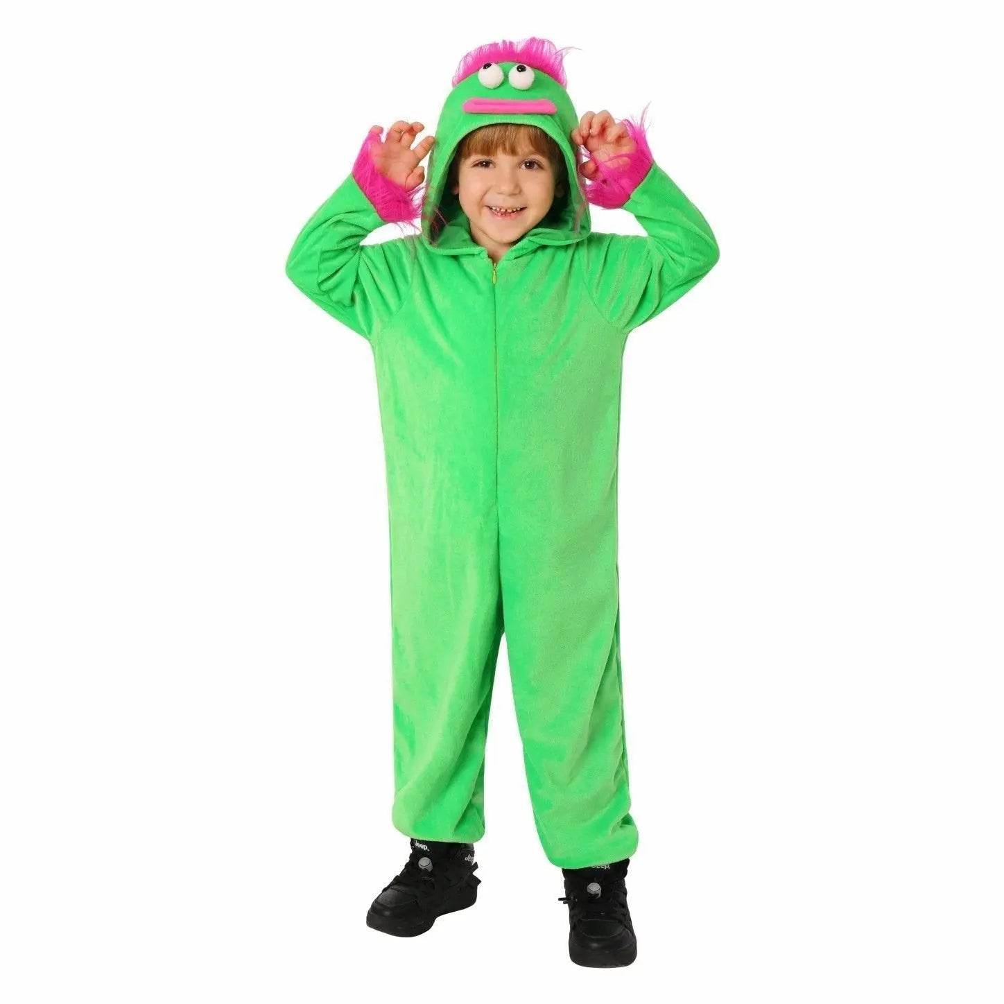 Kids Green Ugly Doll Jumpsuit Party Cosplay Costumes Halloween - Azufun