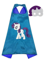 Kids My Little Pony Cape Mask Set Costume Cloak - Azufun