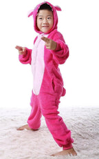 Kids Onesies Hoodie Stitch Animal Pajamas Kigurumi Costume - Pajamasbuy