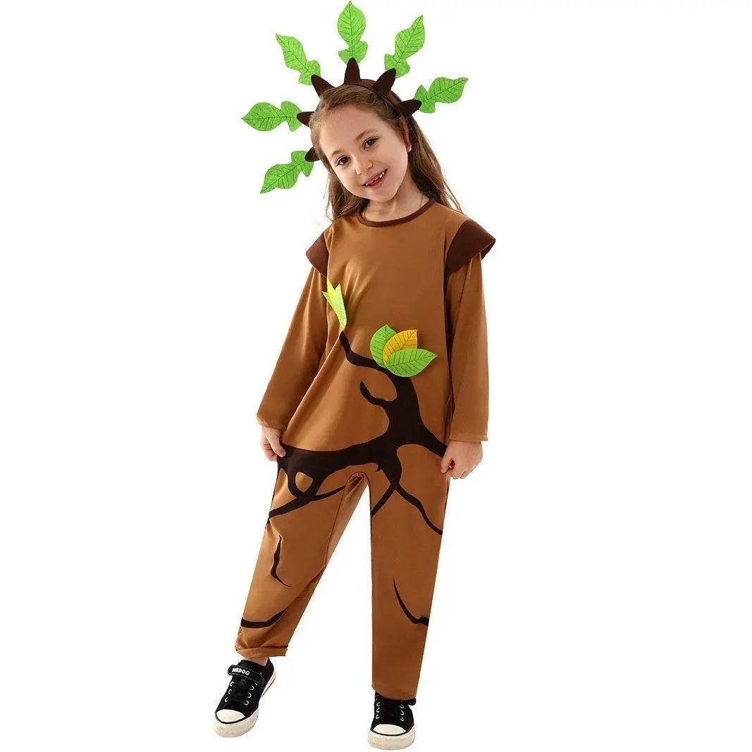 Kids easter plant tree Funny Novelty Halloween Cosplay Party Costume - Azufun