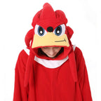 Knuckles the Echidna Sonic the Hedgehog kigurumi onesies anime pajamas Costume - Azufun