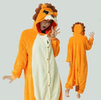 Lion Onesies Hoodie Pajamas Animal Costume Kigurumi Pajamas - Pajamasbuy