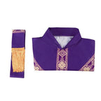 Medieval Cloak Spliced Priest Uniform Cosplay Costume Outfits Halloween Carnival Suit - Azufun