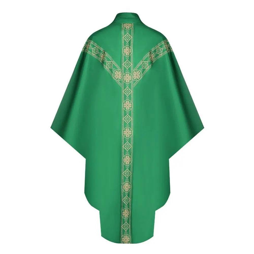 Medieval Cloak Spliced Priest Uniform Cosplay Costume Outfits Halloween Carnival Suit - Azufun