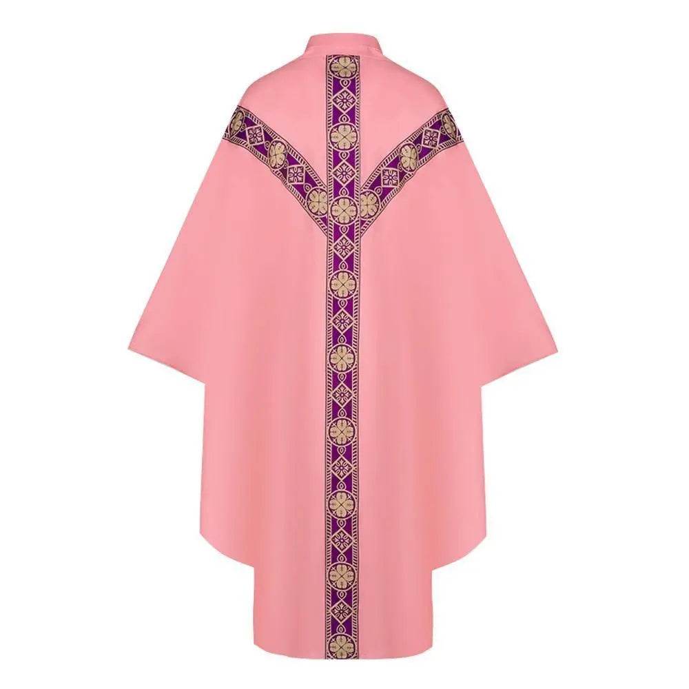 Medieval Cloak Spliced Priest Uniform Cosplay Costume Outfits Halloween Carnival Suit - Azufun