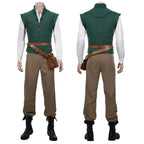 Men Tangled-Flynn Rider Cosplay Costume Vest Shirt Outfits Halloween Carnival Suit - Azufun