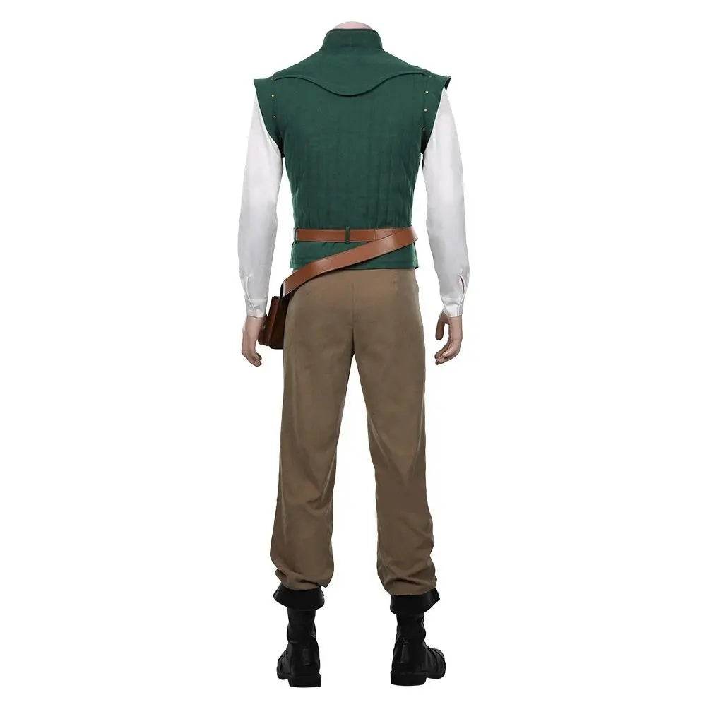 Men Tangled-Flynn Rider Cosplay Costume Vest Shirt Outfits Halloween Carnival Suit - Azufun