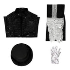 Michael Jackson Kids Performance Costume Tap Dance MJ Imitation Outfit - Azufun