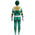 Mighty Morphin Power Rangers Costume Kids Superhero Bodysuit Halloween jumpsuits onesies - Azufun