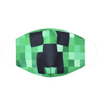Minecraft Boys Mask Dust Respirator Washable Reusable Masks Kids Face Mouth Muffle Anime Mask - Azufun