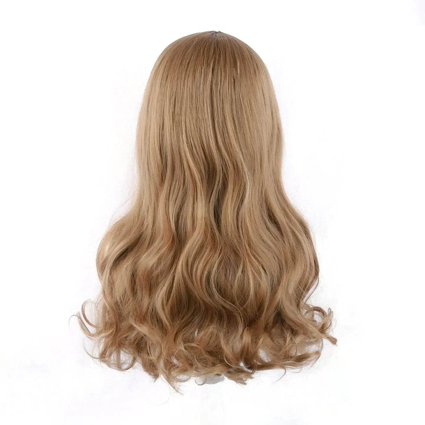 Movie m3gan doll costume wig Long Curly Cosplay Wig for Women - Azufun