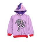 My Little Pony Cartoon Zipper Hoodie Sweatshirt Coat Jacket - Pajamasbuy