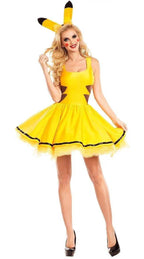 Pikachu animal costume Halloween party cosplay dress - Azufun