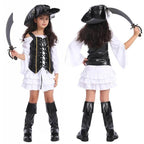 Pirate Outfit Cosplay Costume Fancy Dress Halloween For Kids - Azufun
