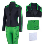 Poison Ivy Cosplay Costume Harley Quinn Outfits Halloween Carnival Dress Up Suit Outfit For Women - Azufun