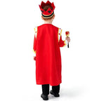 Poker Kingdom Red King Children Halloween carnival costume for kids - Azufun