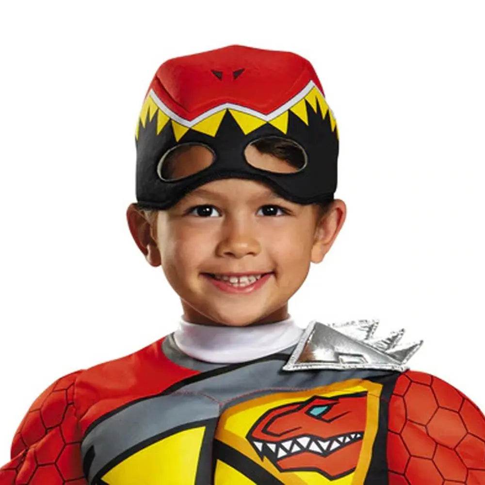 Power Rangers Costume For Boys Red Dino Charge Halloween Outfits - Azufun