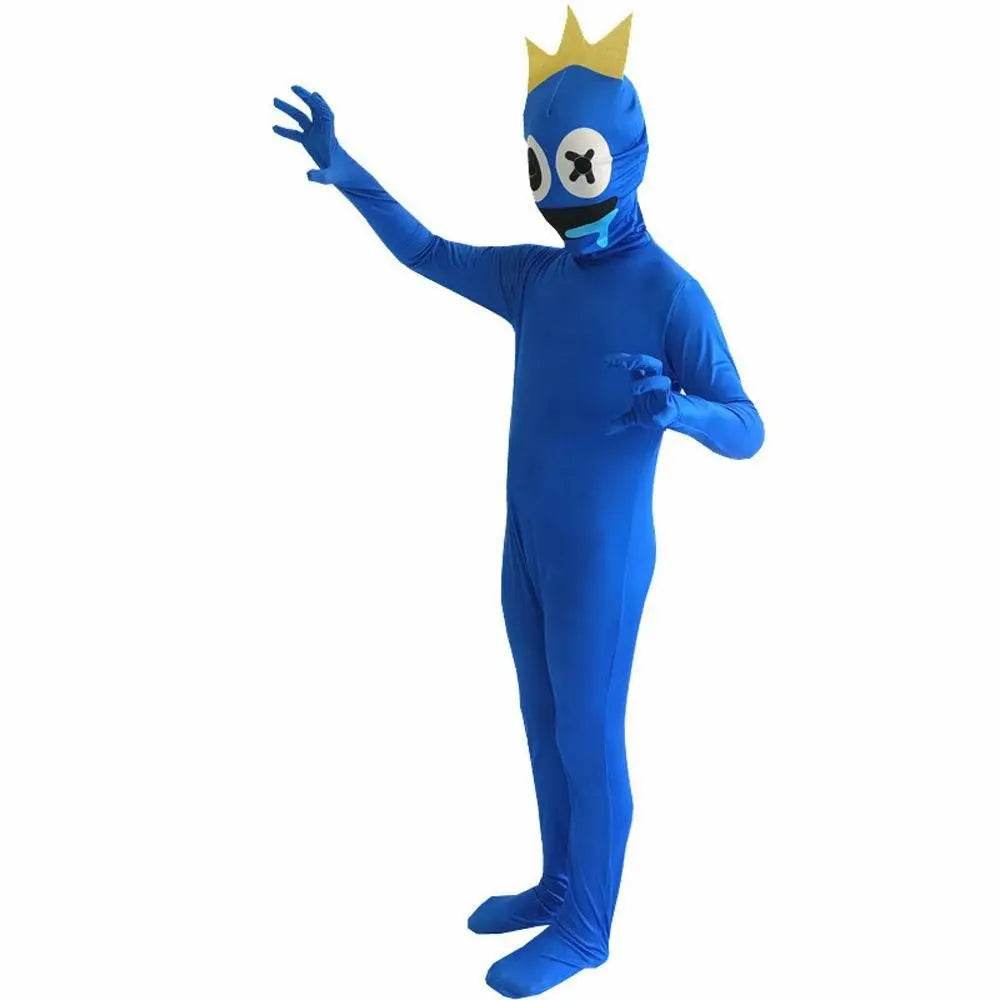 Roblox rainbow friends Cosplay Costume Blue Monster costume jumpsuit - Azufun