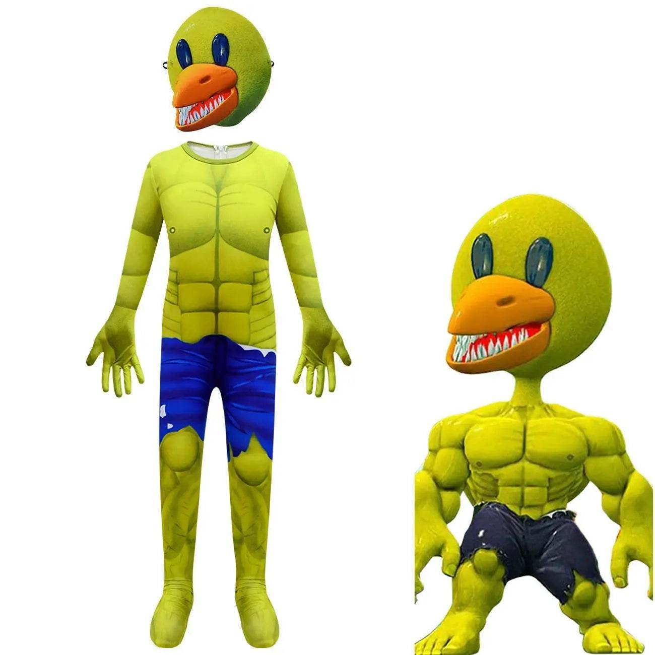 Roblox rainbow friends Cosplay Costume Yellow Monster jumpsuit For kids - Azufun