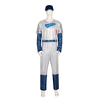 Rocketman Elton John Dodgers Baseball Costume Cosplay Uniform Halloween Carnival Suit - Azufun