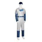 Rocketman Elton John Dodgers Baseball Costume Cosplay Uniform Halloween Carnival Suit - Azufun