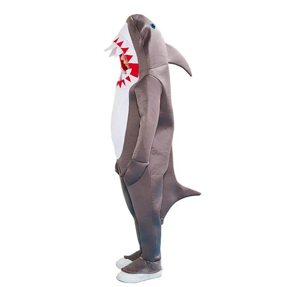 Sea Life Shark Child Jumpsuit Costume Party kids Cosplay Halloween - Azufun