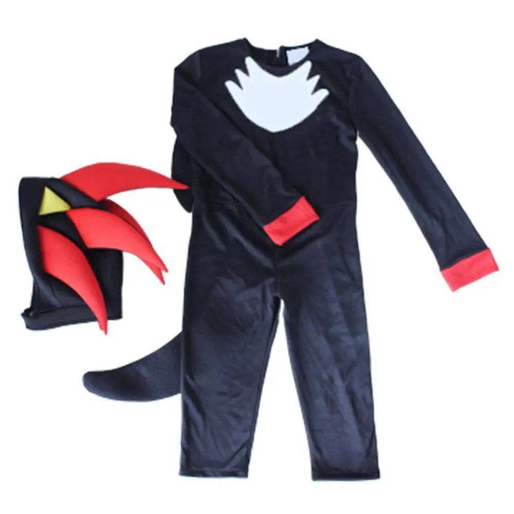 Sonic The Hedgehog Shadow Cosplay Costumes Jumpsuit - Azufun