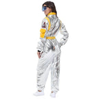 Space Suit Astronaut Couples Costume Carnival Halloween For Women Men - Azufun