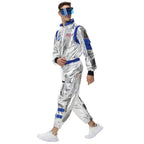 Space Suit Astronaut Couples Costume Carnival Halloween For Women Men - Azufun