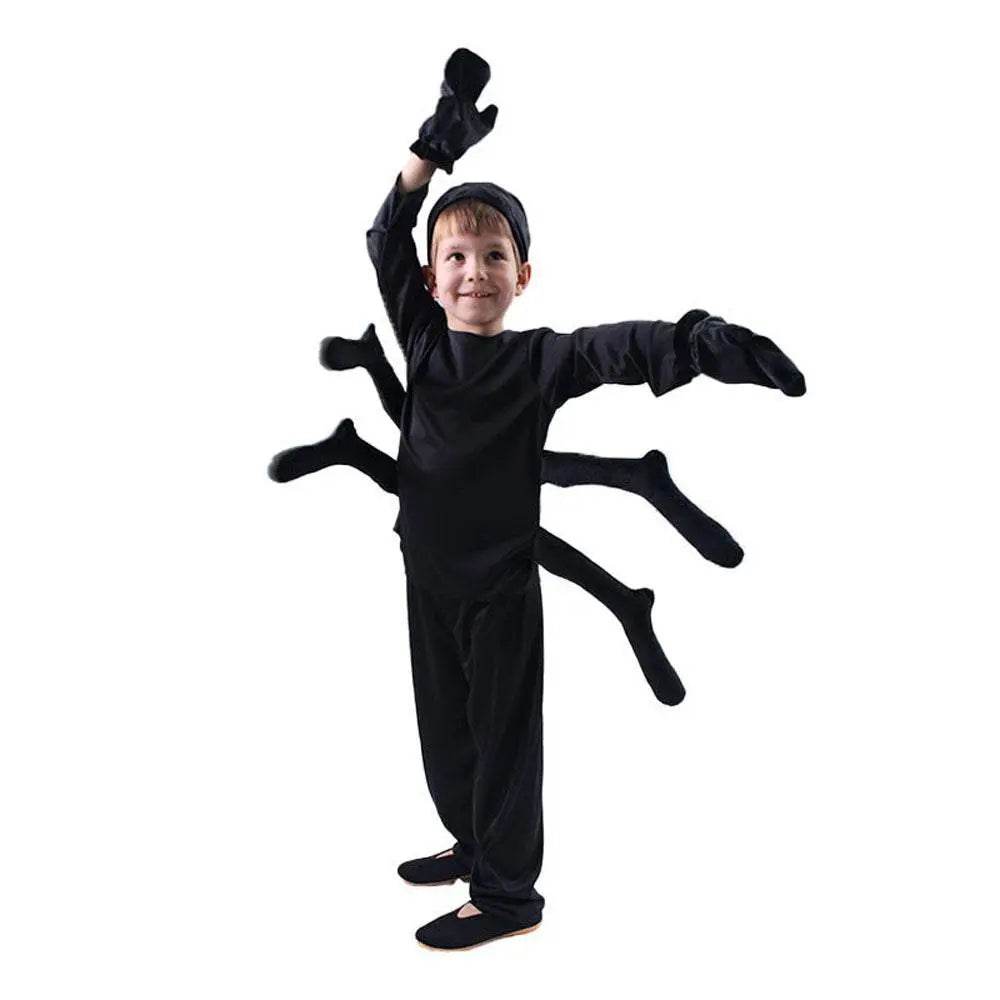 Spider Cosplay Costume Halloween Animal Dress Up Role Play Party Clothing for Kids - Azufun