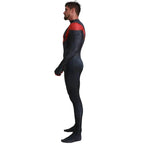 Spider-Man Into the Spider-Verse Miles Morales Costume Adults Cosplay Party Jumpsuit Halloween - Azufun