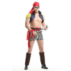 Stag Do Party Fancy Dress Costume Pirate Captain Night Club For Men - Azufun