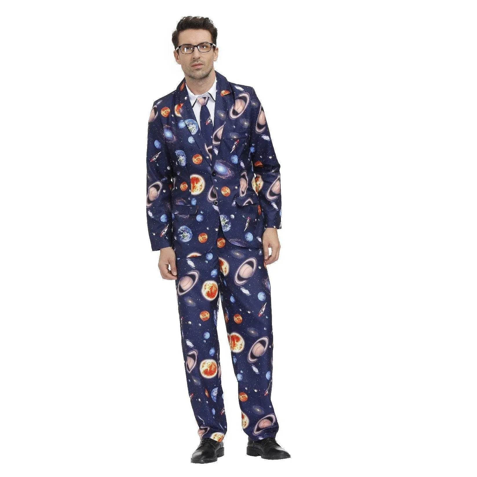 Stag Do Party Fancy Dress Host Printed Suit For Men - Azufun