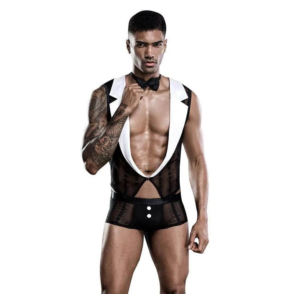 Stag do Gay Waiter Party Costume Night Club Uniform - Azufun