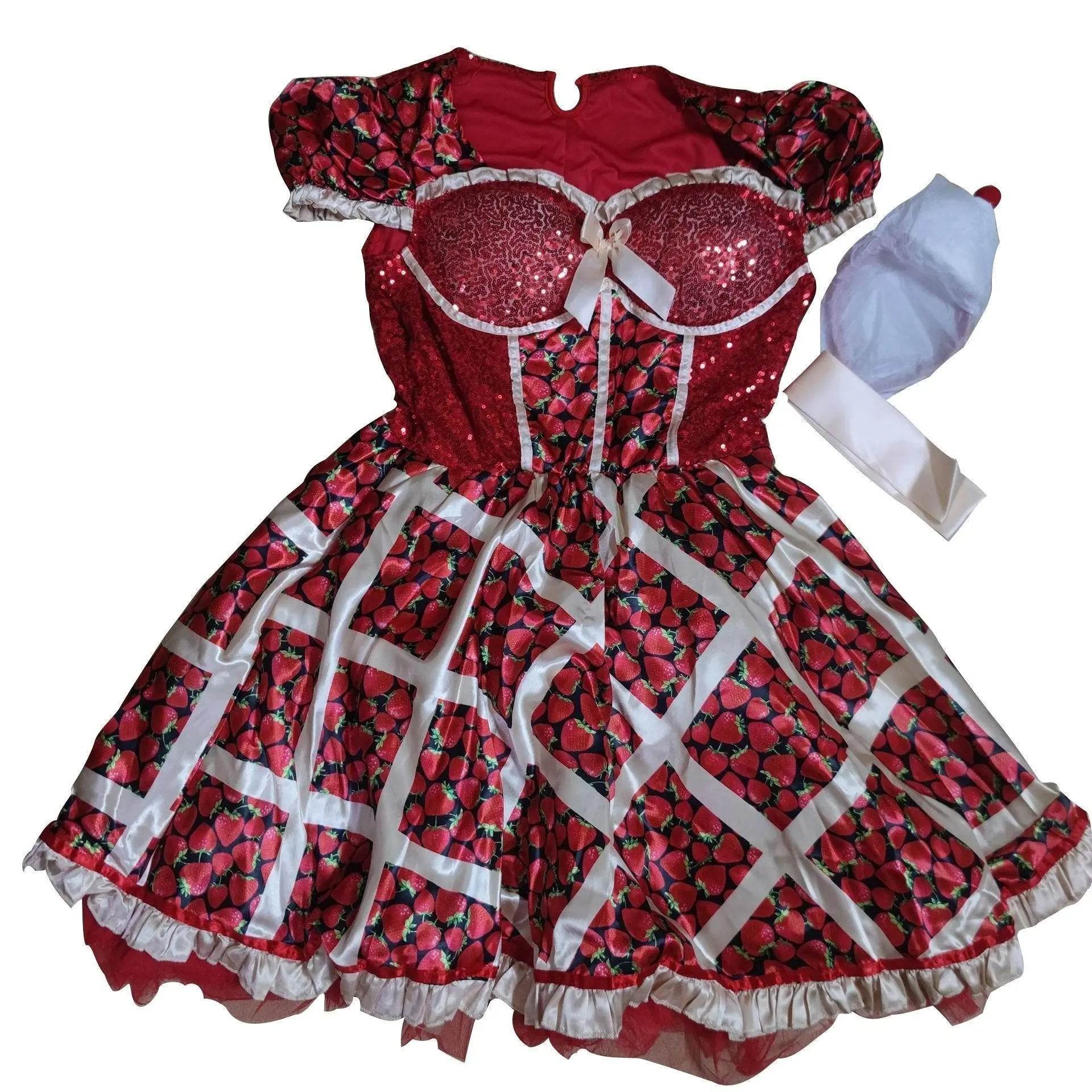 Strawberry Costume Women Dress - Azufun