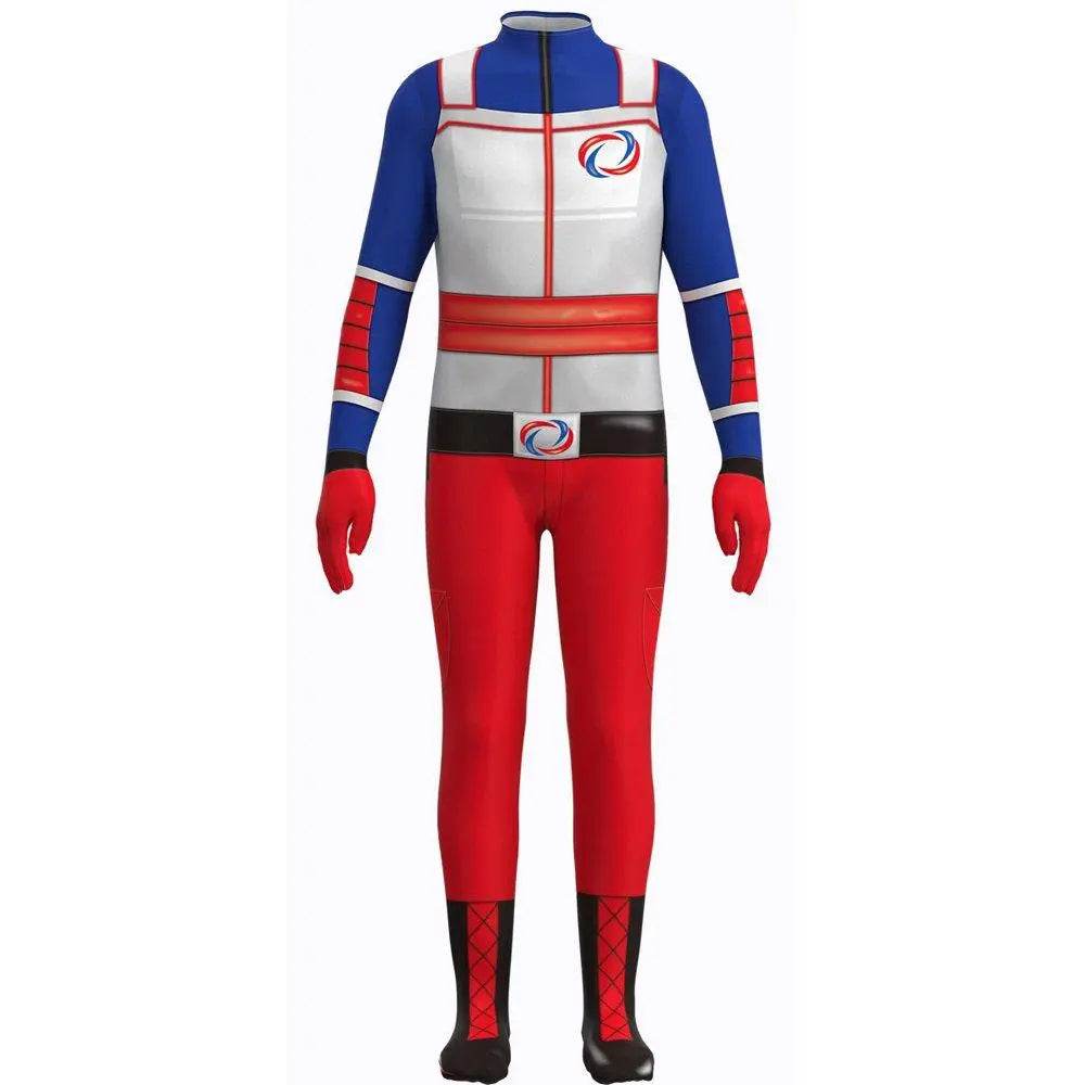 The Adventures of Kid Danger Costume Kim Possible Shego Superhero Halloween Jumpsuit - Azufun