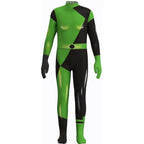 The Adventures of Kid Danger Costume Kim Possible Shego Superhero Halloween Jumpsuit - Azufun