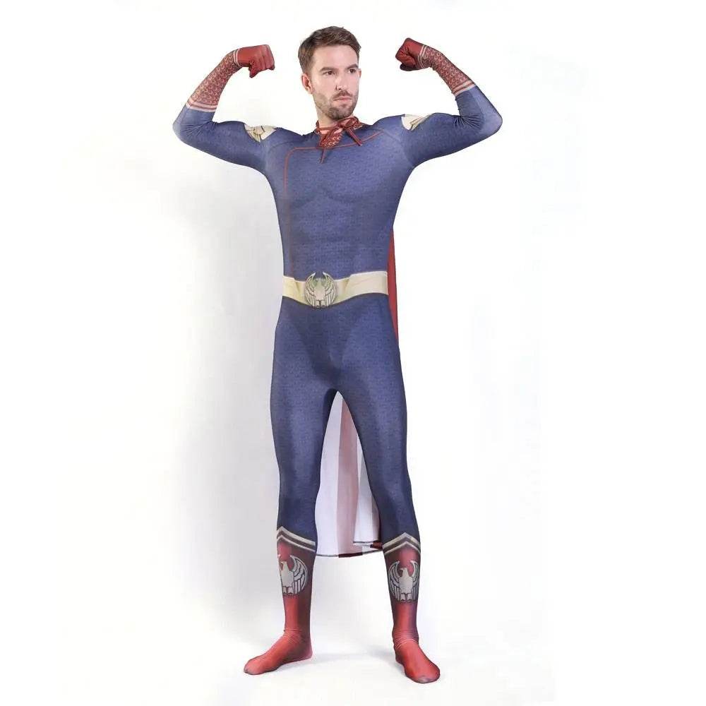 The Boys Homelander The Deep Starlight A-train Costumes Cosplay Halloween Jumpsuit Adult Kids - Azufun