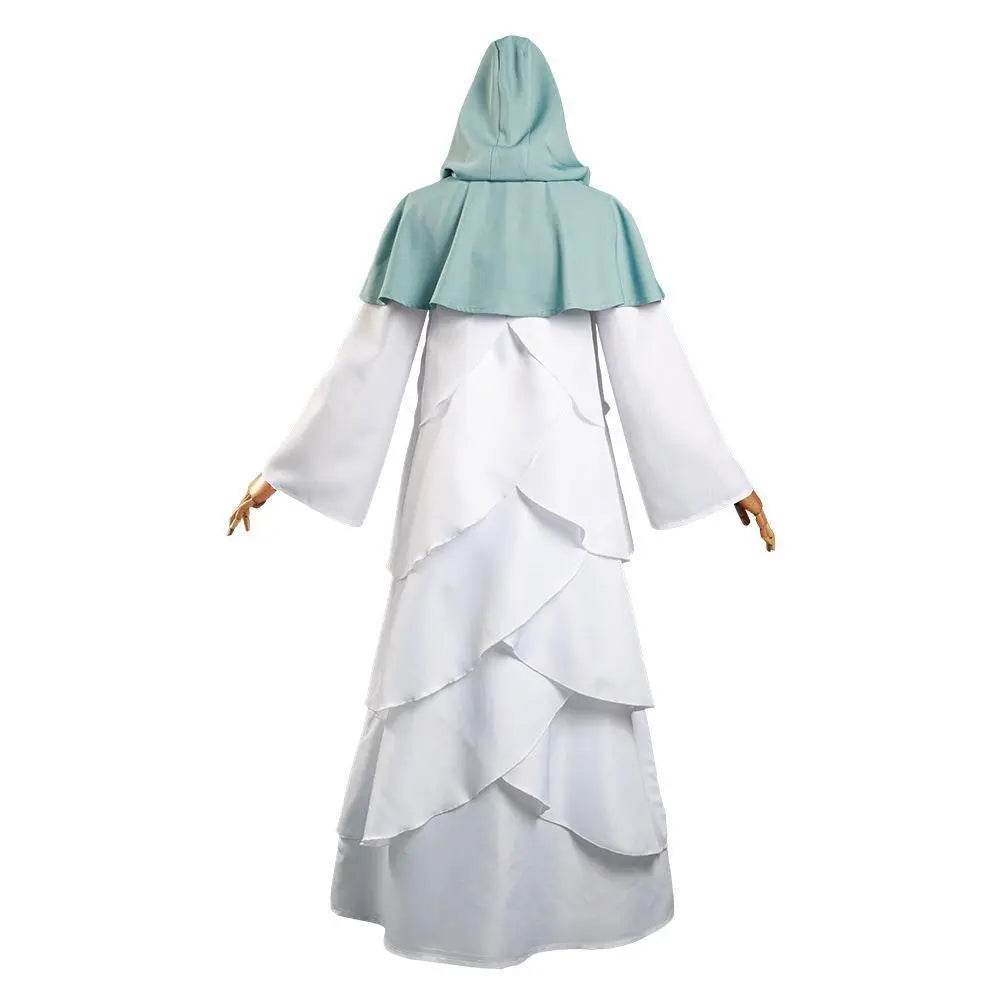 The Promised Neverland Mujika Cosplay Costume Long Robe Cloak Halloween Cape Carnival Outfit for Adults - Azufun