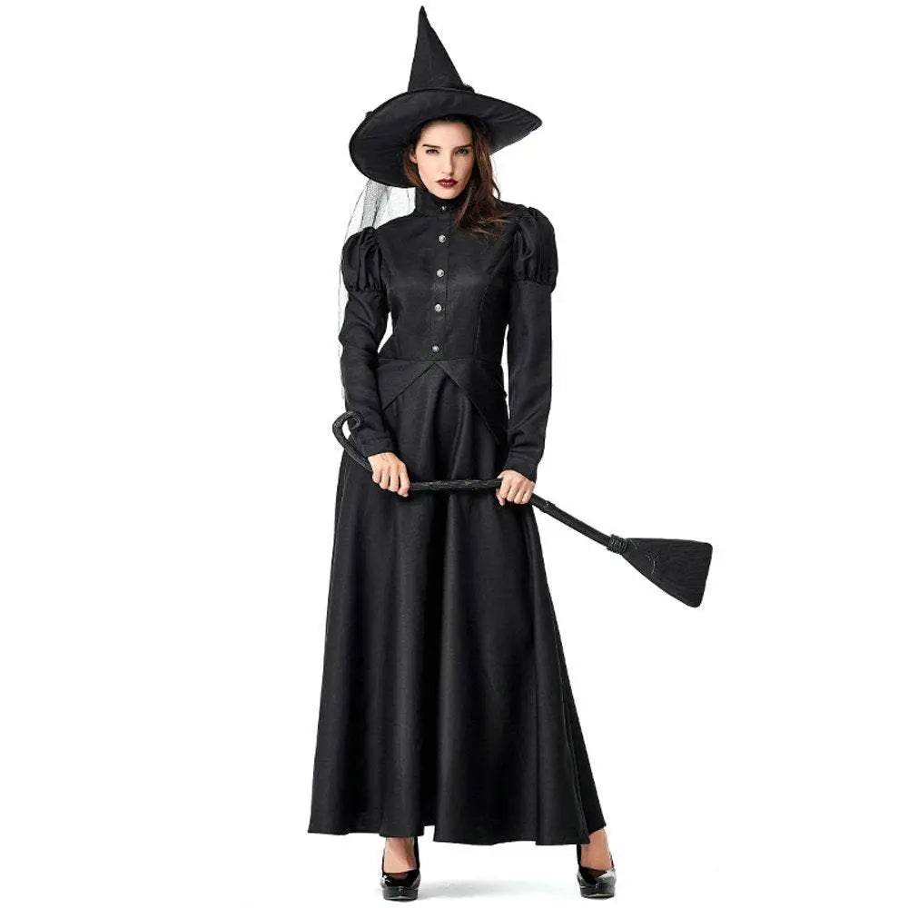 The Wizard of Oz Halloween Party Witch Family Matching Cosplay Costume - Azufun