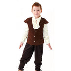 Vampire renaissance victorian pirate costume knight Children Halloween carnival for kids - Azufun
