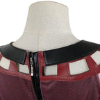 Wanda Maximoff Costume Cosplay Jumpsuit Red Witch Cloak Halloween Outfit for Woman - Azufun