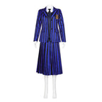 Wednesday Costume The Addams Family Cosplay Costumes Skirt Suit For Women - Azufun