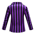 Wednesday Costume The Addams Family Cosplay Long Sleeve suit skirt For Kids - Azufun